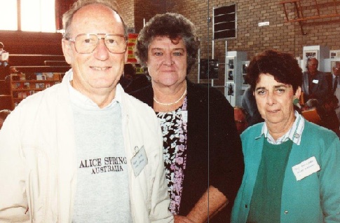 Maureen with two other Vincentians attending the congress.